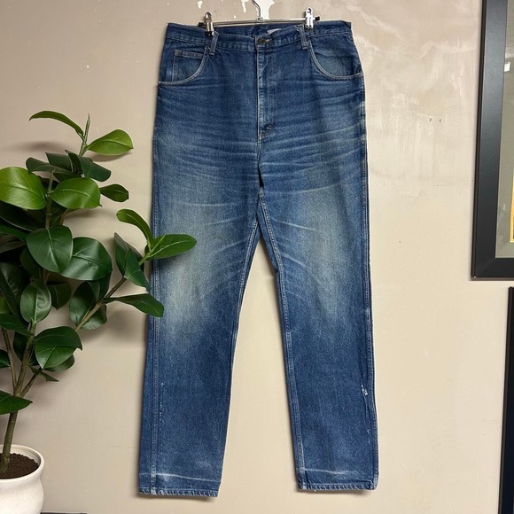 Field & Forest Other - Vintage Field & Forest 90s Dark Wash Faded Honeycomb Jeans 36x36 Mens Blue